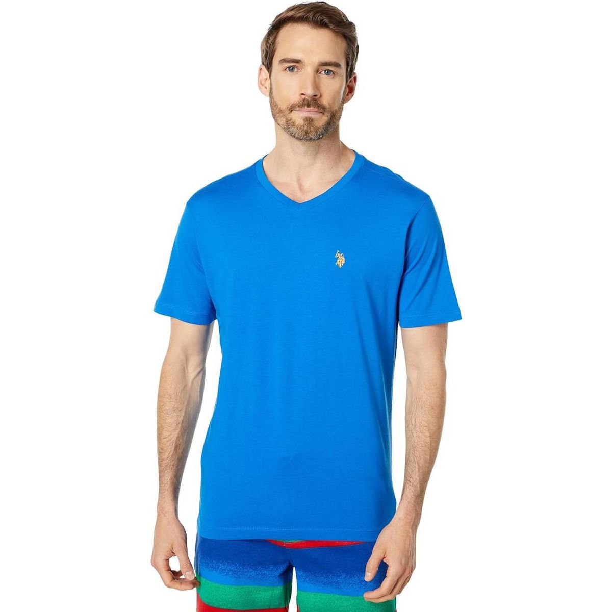 U.S. POLO ASSN. Men's Solid V-Neck T-Shirt | Short Sleeve Casual Cotton Tee - thumbnail 9