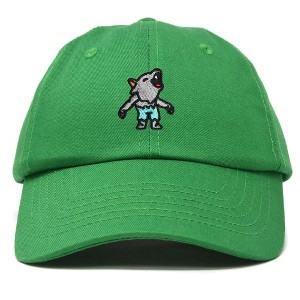 Dalix Werewolf Embroidered Moon Dad Hat Cotton Baseball Cap Adjustable Mens - 1 of 4