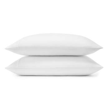 Linen Pillowcase Set, White, King - Standard Textile Home