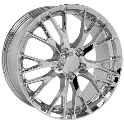 OE Wheels LLC CV22C-19085-5475-56C Chrome Wheel Painted (19 x 8.5 inches /5 x 120 mm, 56 mm Offset)