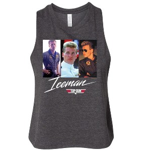 Women's - Top Gun - Iceman Graphic Racerback Tank - 1 of 3
