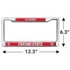 Fresno State Alumni Design Full Size Standard License Plate Metal Frame - 4 of 4