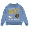 NBA Denver Nuggets Crew Fleece Sweatshirt - 2 of 3