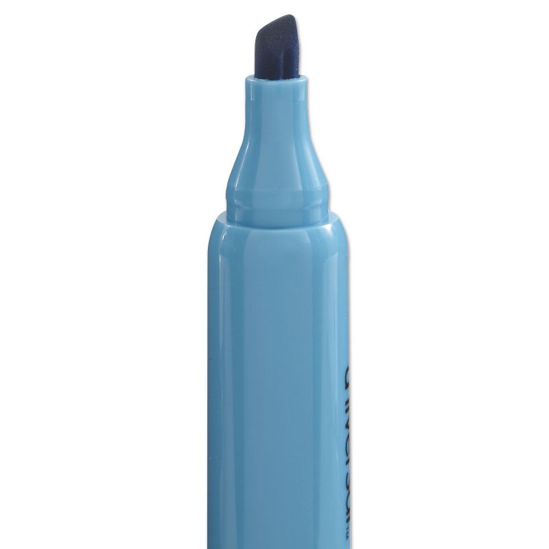 UNIVERSAL Desk Highlighter Chisel Tip Fluorescent Blue Dozen 08864, 3 of 9