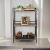 Cheung's Faydel 3 Tier Brown & Black Storage Shelf - 2 of 2