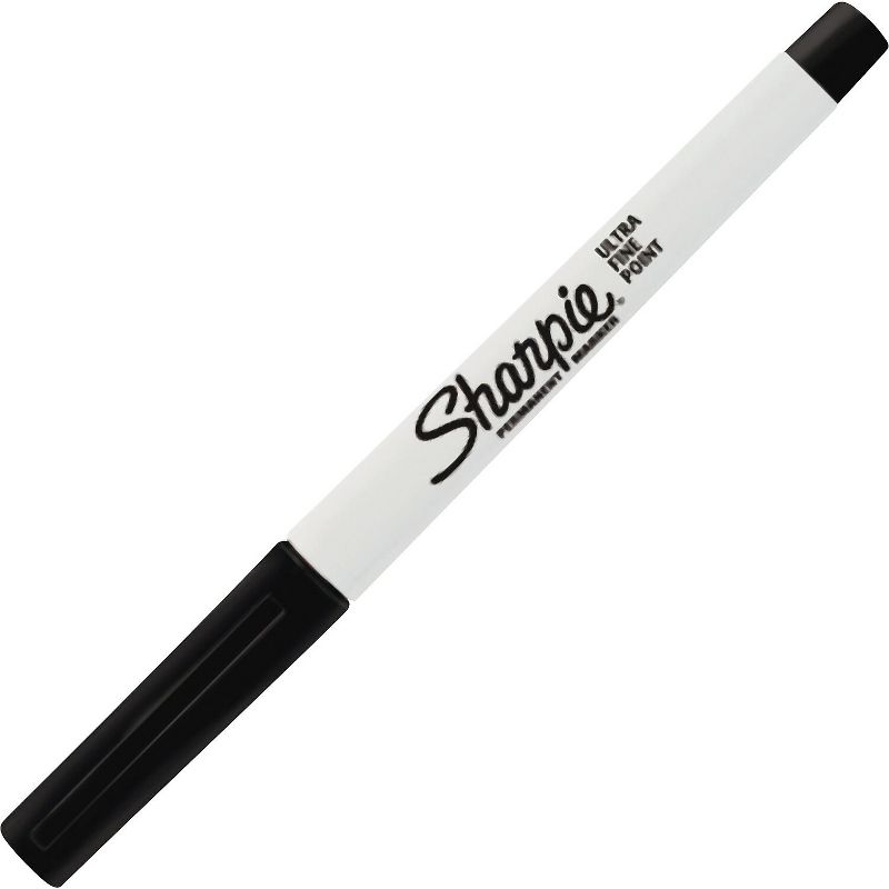 Sharpie Permanent Markers Ultra Fine Tip Black (37121) 593980, 2 of 3