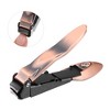 Unique Bargains Stainless Steel Nail Clippers Portable Nail Cutter Trimmer for Nail Care 1Pc - 3 of 4