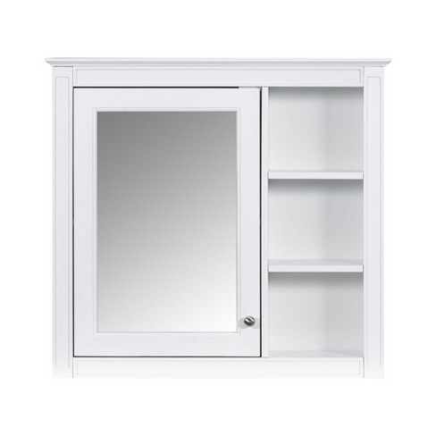 Medicine Cabinet w/ Mirror, Storage Shelf, deals Wall Mounted Bathroom Cabinet, White