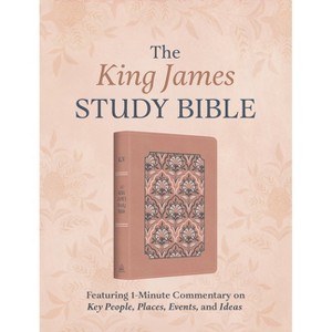 The King James Study Bible: Featuring 1-Minute Commentary on Key People, Places, Events, and Ideas [Women's Cover] - by  Barbour Bibles - 1 of 1