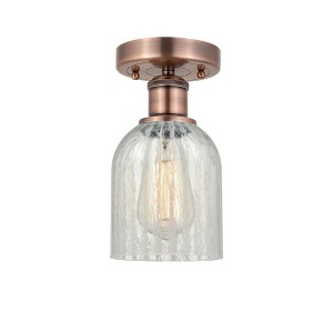 Caledonia - 1 Light Semi-Flush Mount In Industrial Style-9.75 Inches Tall and 5 Inches Wide - 1 of 1