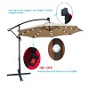 CAVINAS 10 FT Patio Umbrella with Base Deck Umbrella with Base with Night Light Cantilever Patio Umbrellas for Garden, Terrace - 4 of 4