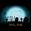 Men's Design By Humans Trick or treat By darkstroke T-Shirt - 2 of 4