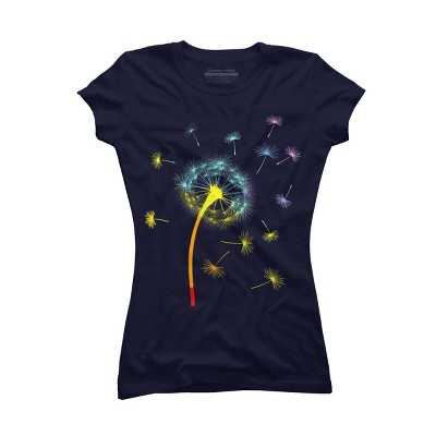 Design By CreativeHT Humans Rainbow Colorful Dandelion Flower Pride By CreativeHT T-Shirt