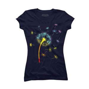 Design By CreativeHT Humans Rainbow Colorful Dandelion Flower Pride By CreativeHT T-Shirt - 1 of 2