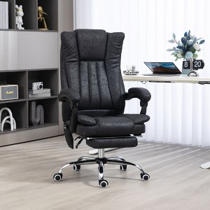 Sapphtopaz Massage Office Chair with Vibration Points, Adjustable Tilt Computer Chair with Armrest, Swivel Desk Chair for Office - 1 of 4