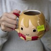 Harry Potter Hermione Granger Coffee Mug, 24 oz - Cute Chibi Design with Gryffindor Scarf Handle - Great Gift for Kids & Teens - Ceramic - 2 of 4
