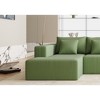 137.79'' Corduroy U-Shaped Reversible Sectional Sofa with Plush Cushions and Toss Pillows - 4 of 4