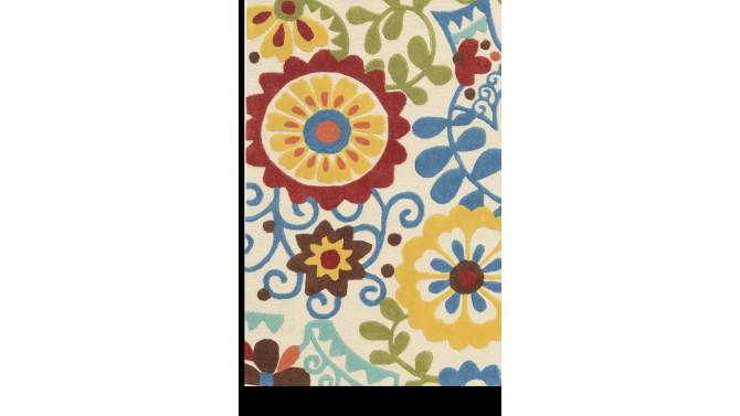 Trio 409 Frond Rug - Linon, 2 of 6, play video