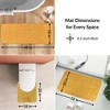 Evideco French Home Goods 3D Pebble Memory Foam Bath Mats - Bath Mat, Runner Mat, and Contour Mat Available in 10 Colors - 3 of 4
