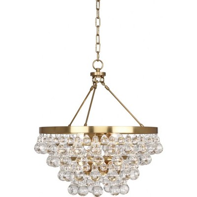 Robert Abbey Lighting Bling - Light Chandelier in  Antique Brass