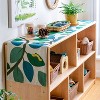 Decorative Fabric Classroom Table Runner with Leaves - 64" Long Nature Themed Table and Shelf Runner - 2 of 4