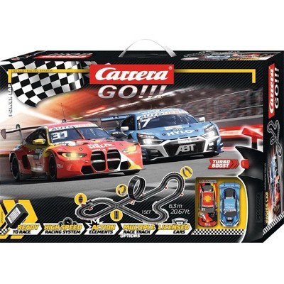 Carrera Go!!! BMW M4 GT3 Slot Car Set 20062560 Slot Car Race Track Set 1:43
