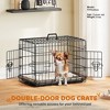 Yaheetech Metal Dog Crate for Small to Medium-Sized Dogs, Black - 2 of 4
