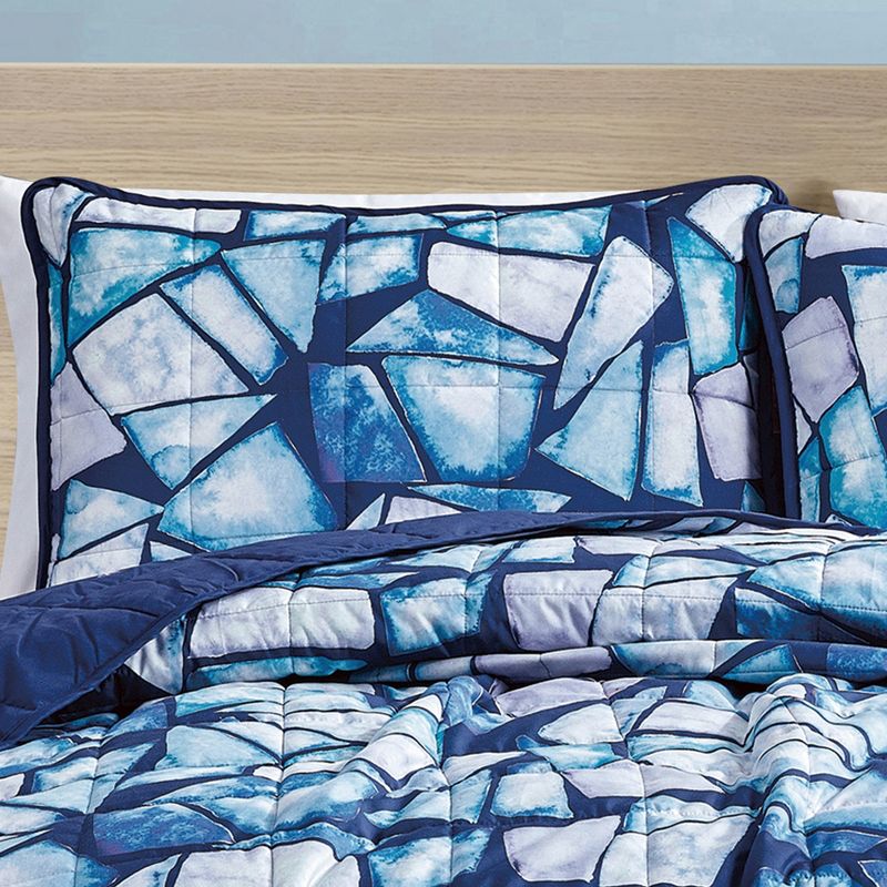 Esca Lorin Elegant & Stylish 3pc Bedspread Set: 1 Comforter, 2 Pillow Shams, 2 of 7