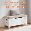 Storage Chest, Storage Trunk with Safety Hinge, Storage Bench, Wooden Storage Organizer, Shoe Bench - 2 of 4