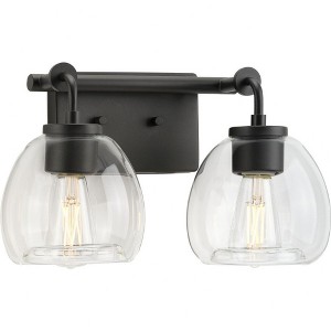 Progress Lighting Caisson 2-Light Graphite Bath Vanity Light - 1 of 1