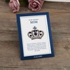 Anna-Kaci Purple Royal Monarch Queen Crown Crystal Rhinestone Brooch Pin with Family Gift Message Card & Envelope Jewelry Gifts - 3 of 4