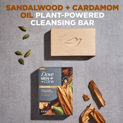 Dove Men+Care Restore Plant Based Bar Soap - Sandalwood &#38; Cardamom Oil - 5oz_9