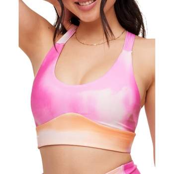 Adore Me Women's Lotus Crossover Bra Sports Bra Activewear 1x / Sahara  Sunset C01 Pink. : Target