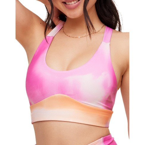Adore Me Women's Lotus Crossover Bra Sports Bra Activewear Xl / Sahara  Sunset C01 Pink. : Target