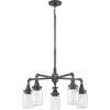 Quoizel Lighting Squire 5 - Light Chandelier in  Rustic Black - 2 of 4