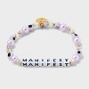 Little Words Project Manifest Beaded Bracelet - Purple - 3 of 4