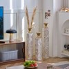 Infurnic Decorative Vases 3PCS Twigs Dried Flowers Antique Worn Vases, High Independent Stand for Living Room, Entryway, Beige, 20.87"*7.87"*35.83 - 2 of 4
