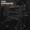 880LBS Dumbbell Rack Stand, Multifunctional Barbell Rack, Weight Rack for Dumbbell Curl Bar Weight Plate, Weight Storage Rack for Home Gym - 3 of 4