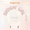 Unique Bargains Girl's Rhinestone Happy Birthday Tiara Headband 1 Pc - 4 of 4