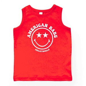 The Juniper Shop SmileyWorld American Babe Youth Tank Top - 1 of 4