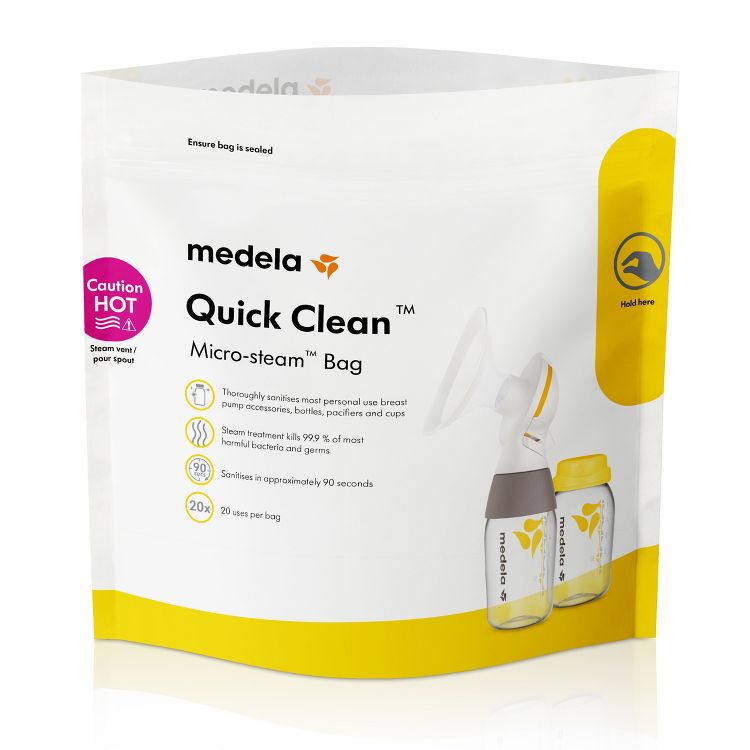 Medela Quick Clean Micro-Steam Sanitizing Bags, 1 of 13