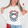 Simply Sage Market S.W.Smiley Party in the USA Smiley Face Sweatshirt - 2 of 4