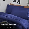 7PC Campus Ready Dorm Twin XL Bedding Bundle, Solid Comforter, Pillows and Sheet Set - 4 of 4