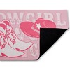 Stupell Industries Pink Pastel Cowgirl Printed Outdoor Door Mat, design by Corinne Rose Designs, 18"x30" - 2 of 4