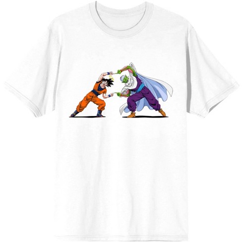 Dragon Ball Z Goku And Master Roshi Kanji Men's White T-shirt : Target