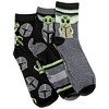 Mens Star Wars The Mandalorian and Grogu 3-Pair Pack of 3/4 Crew Socks - 2 of 4