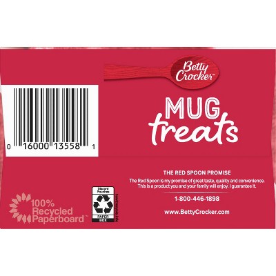 Betty Crocker Mug Treats Soft-Baked Chocolate Chip Cookie - 4ct/13.9oz