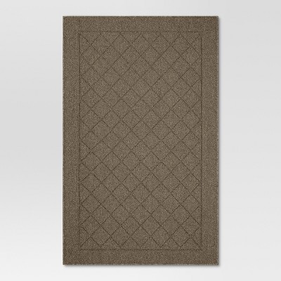 2'6x4' Checkerboard Plush Accent Rug - Threshold™ : Target