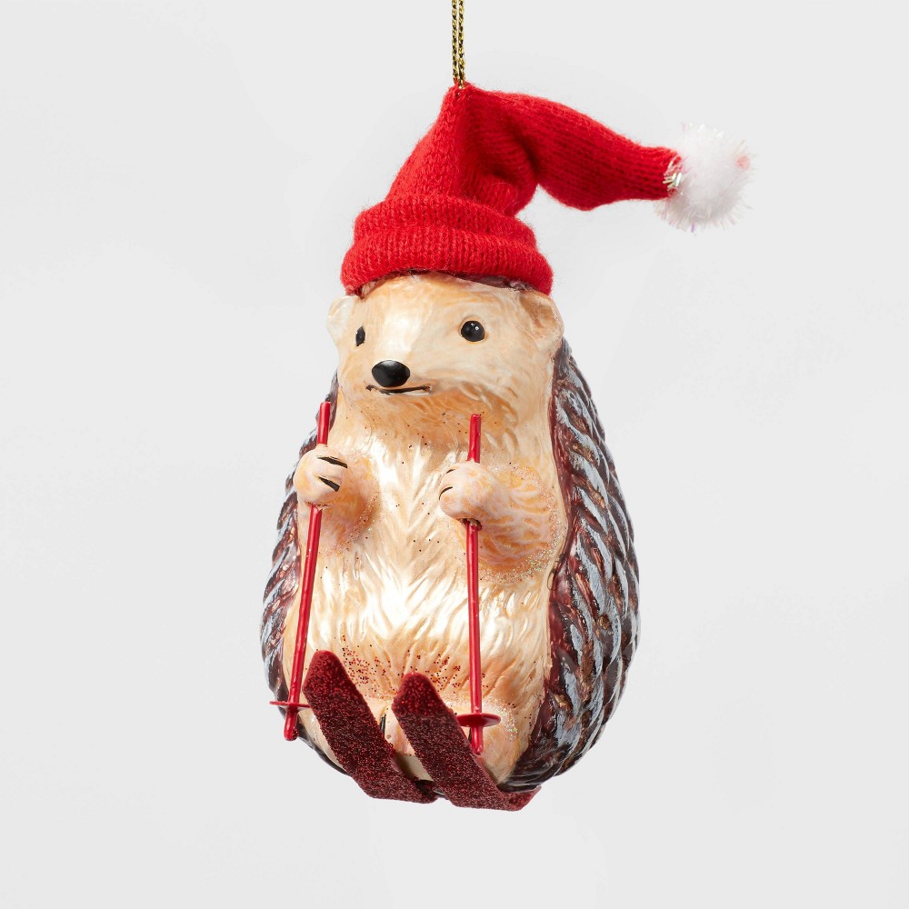 Skiing Hedgehog Christmas Tree Ornament - Wondershop™, Case of 12