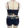 Plus Size Women's Printed Swimwear Set 3-Piece Bathing Suit with Cover Up - 4 of 4